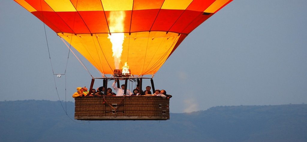 Balloon Safari in Uganda